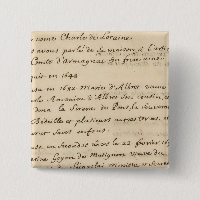 France 24 15 cm square badge (Front)