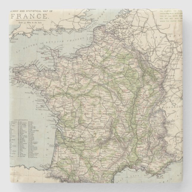 France 26 stone coaster (Front)