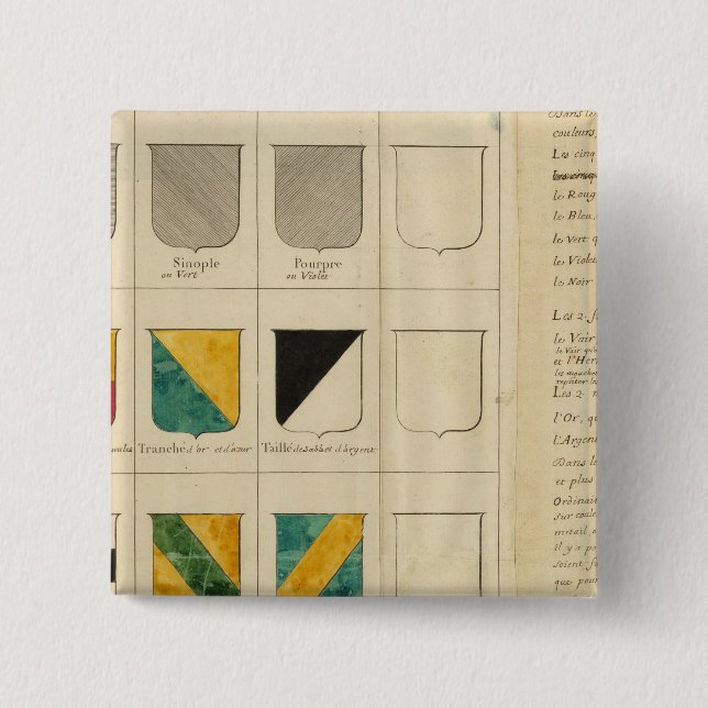 France 28 15 cm square badge (Front)