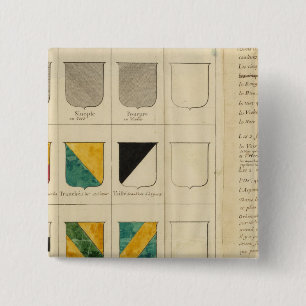 France 28 15 cm square badge