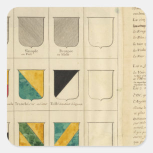 France 28 square sticker