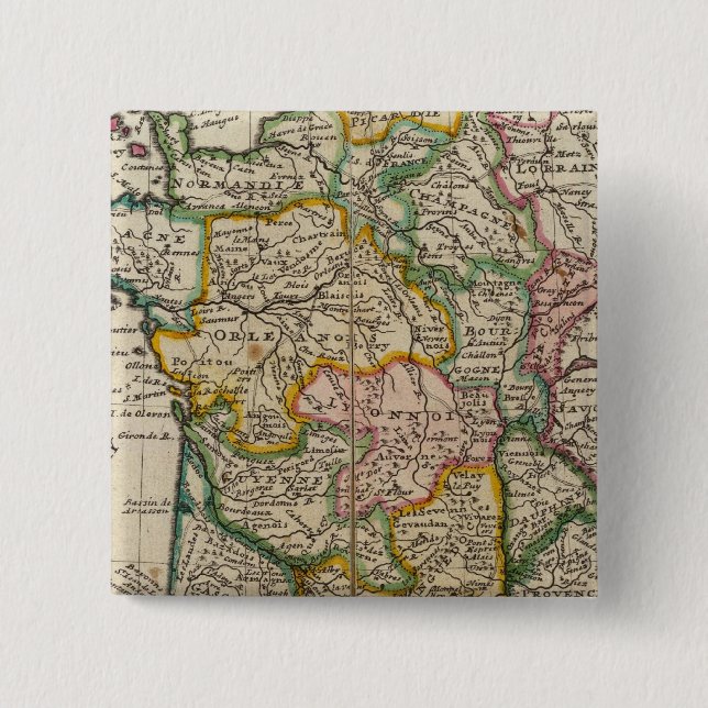 France 36 15 cm square badge (Front)