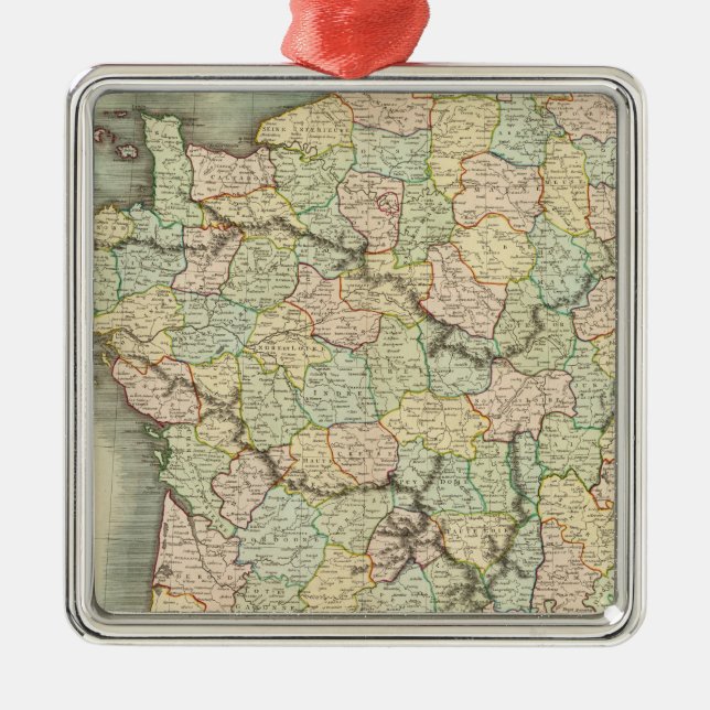 France 43 metal tree decoration (Front)