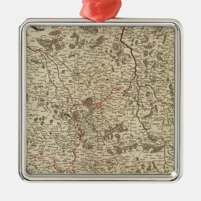France 44 metal tree decoration (Front)