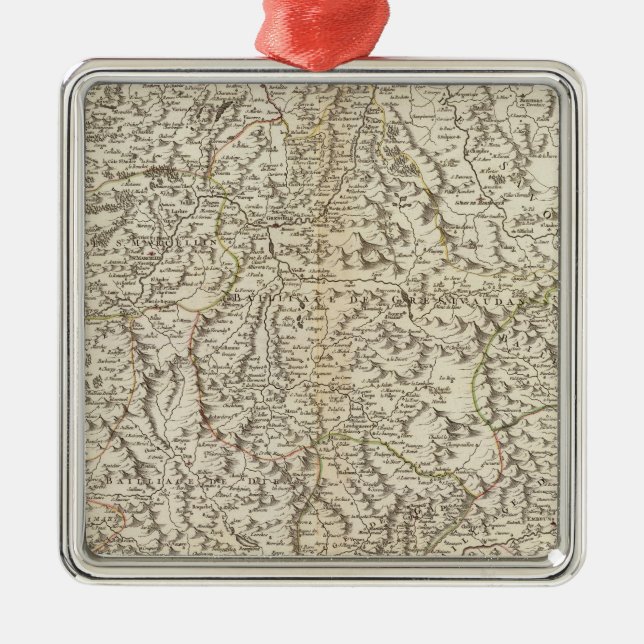 France 45 metal tree decoration (Front)