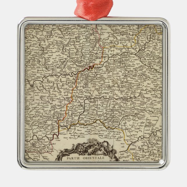 France 47 metal tree decoration (Front)