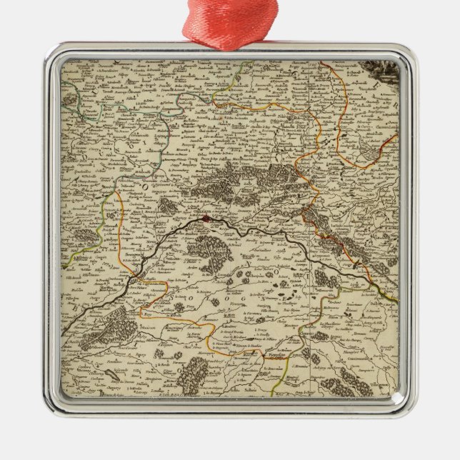 France 48 metal tree decoration (Front)