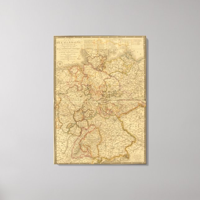 France 4 canvas print (Front)