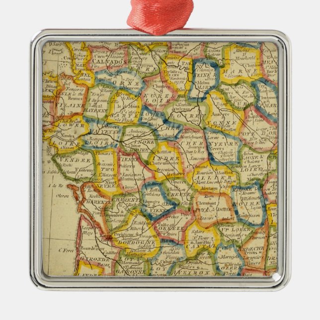 France 4 metal tree decoration (Front)