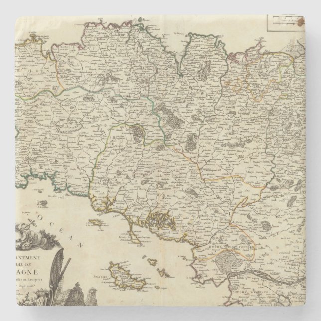 France 53 stone coaster (Front)