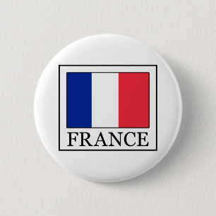 France 6 Cm Round Badge