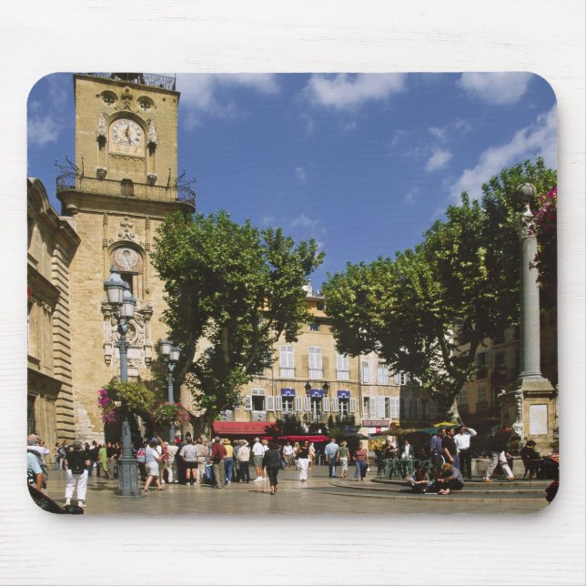 France, Aix en Provence, La Place de la Maire Mouse Pad (Front)