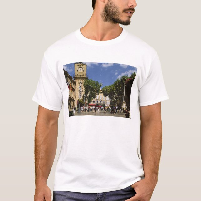 France, Aix en Provence, La Place de la Maire T-Shirt (Front)