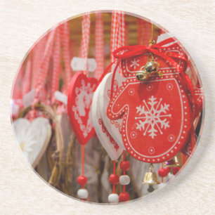 France, Alsace, Colmar. Christmas Market Coaster