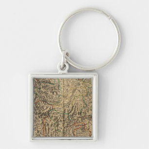 France and Italy Key Ring