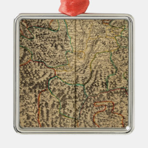 France and Italy Metal Tree Decoration