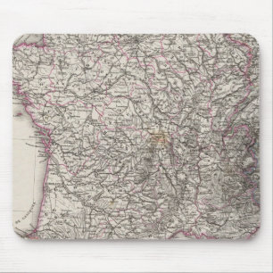 France and Switzerland Mouse Pad