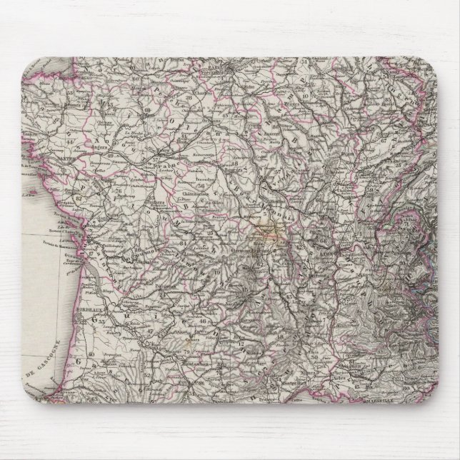 France and Switzerland Mouse Pad (Front)