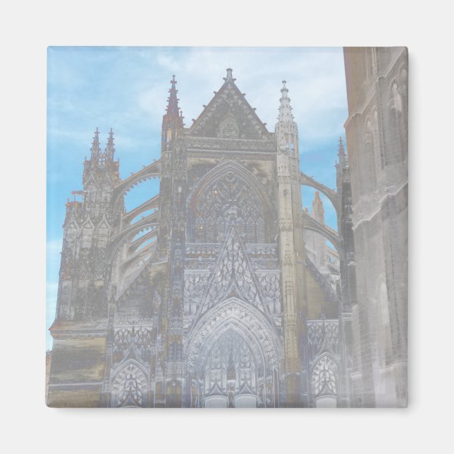 France Architecture French Cathedral Magnet (Front)