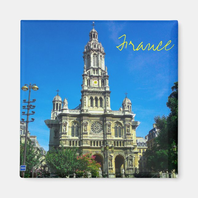 France Architecture French Cathedral Paris Magnet (Front)