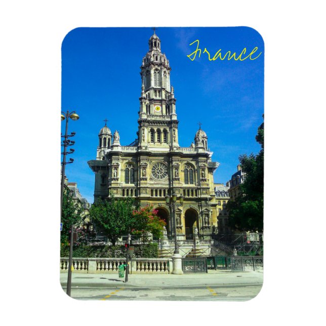 France Architecture French Cathedral Paris Magnet (Vertical)