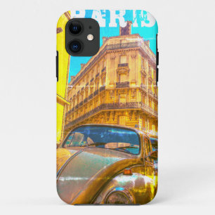 France Architecture French Street Old Car Paris Case-Mate iPhone Case
