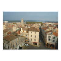 France, Arles, Provence, city view from