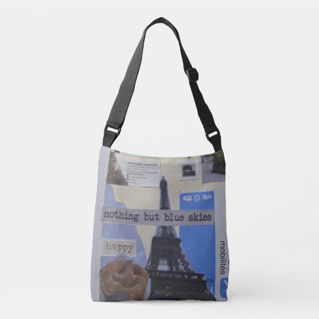 France Art Journal Crossbody Bag (Front)