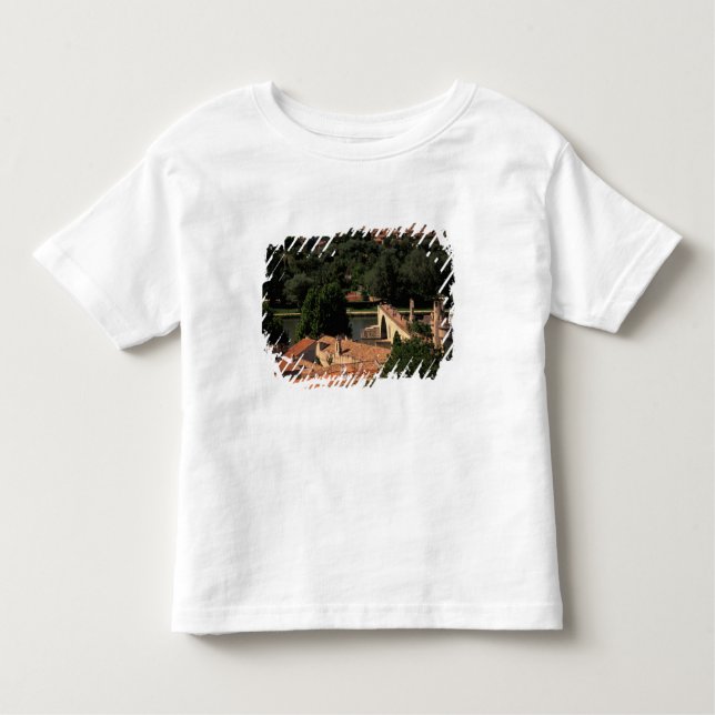 France, Avignon, Provence. Pont St, Benezet. Toddler T-Shirt (Front)