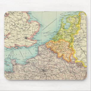 France, Belgium & Holland political Mouse Pad