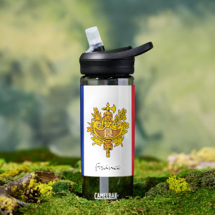 France bottle, patriotic French Flag Water Bottle