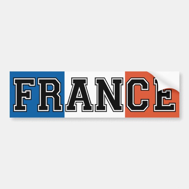 France Bumper Sticker (Front)