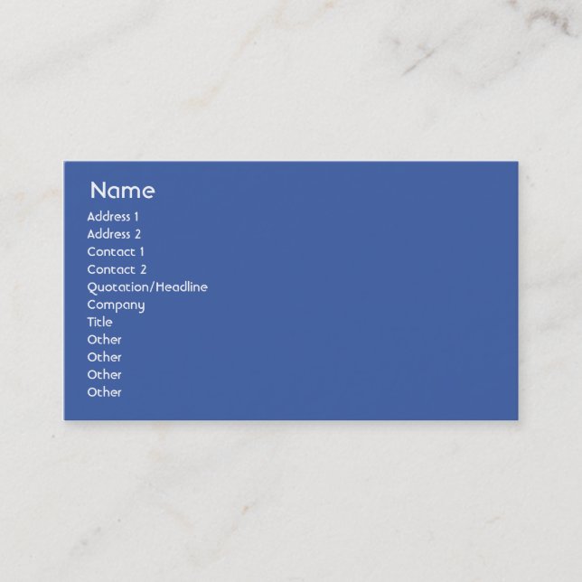 France - Business Business Card (Front)