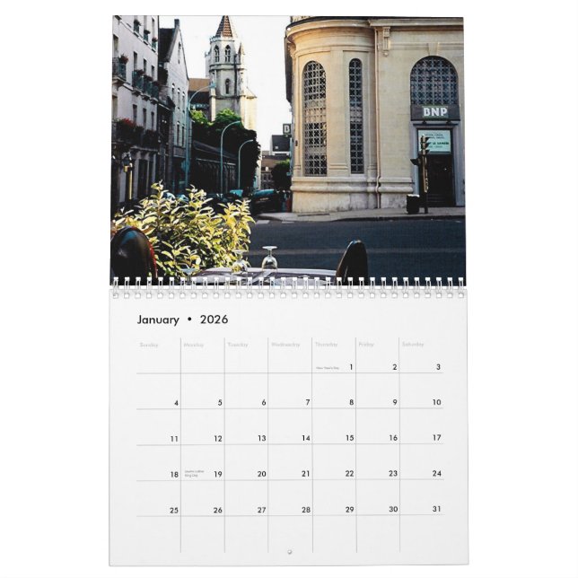France Calendar (Jan 2026)