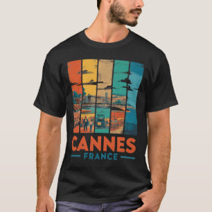 France Cannes French Riviera Beaches Vintage Trave T-Shirt