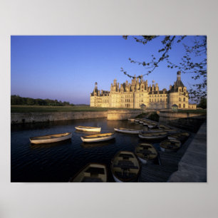 France, Centre, Loir et Cher, Chateau Chambord Poster