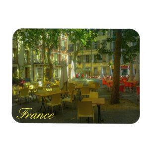 France Cityscape Cafe Restaurant Architecture Magnet