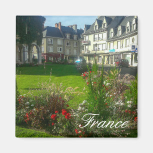 France Cityscape Street Buildings Nature Magnet