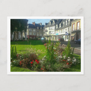 France Cityscape Street Buildings Nature Postcard