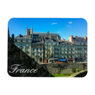 France Cityscape Street Buildings View Magnet
