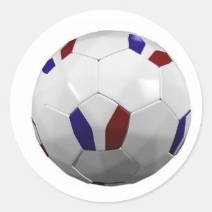 france classic round sticker