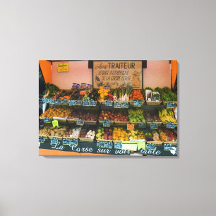 France, Corsica. The Taste of Authentic Corsican Canvas Print