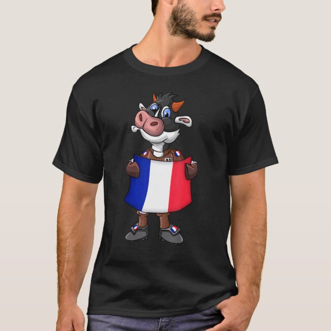 France Cow Fan T-Shirt (Front)