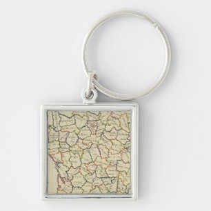 France departments key ring