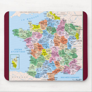 France departments mouse-mat mouse pad