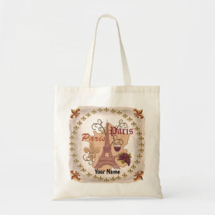 France Eiffel Tower Tote Bag