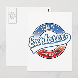 France explorer into adventure postcard