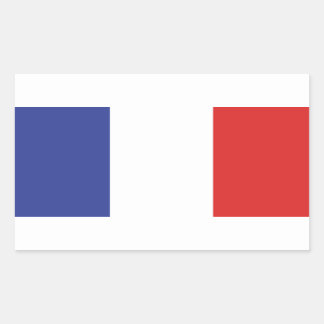 France first France insoumise French flag MFGA Rectangular Sticker
