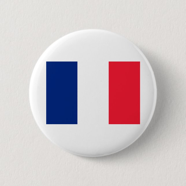 France Flag 6 Cm Round Badge (Front)