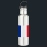 France Flag 710 Ml Water Bottle<br><div class="desc">Show pride in your French Heritage</div>